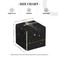 thumbnail image 4 of Fotbe Abstract Starry Sky Moon Porta Pañuelos Decorativo de Cuero, Caja Cuadrada Moderna para Pañuelos Faciales, Organizador y Dispensador 5x5x5'', 4 of 7