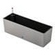 thumbnail image 3 of Macetero rectangular con sistema de autorriego para ventana, jardinera moderna con sistema de autorriego para flores. Gris, 3 of 8