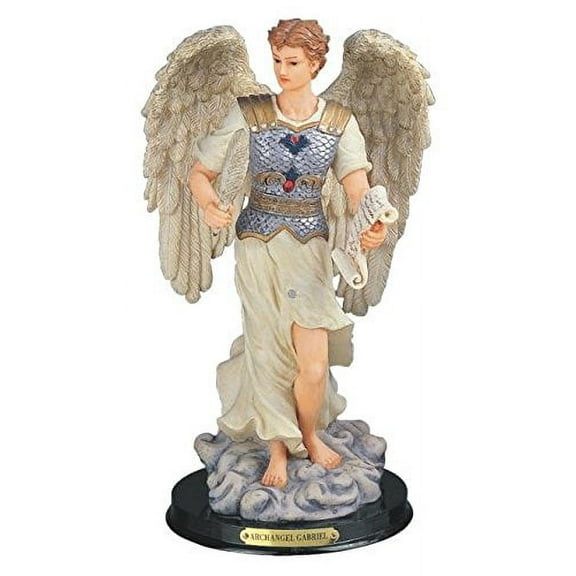 StealStreet SS-G-312.54 Archangel Gabriel Holy Figurine Religious Decor, 12"