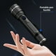 thumbnail image 4 of Fiudx Linterna Telescópica, Led de Alta Luminosidad, Recargable con Zoom, Resistente Al Agua Ipx45, Iluminación de Emergencia, Ideal para Actividades Al Aire Libre, Tamaño Compacto, Incluye Cable de, 4 of 6