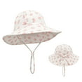 thumbnail image 5 of Gvdentm Baby Sun Hat Solid Color 0-12 Months Toddler Bucket Hat for Baby Boys/Girls 6-24 Months, 5 of 5