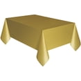 thumbnail image 6 of Rectangular 54" x 108" Gold Plastic Table Cover, by Way To Celebrate, 6 of 6