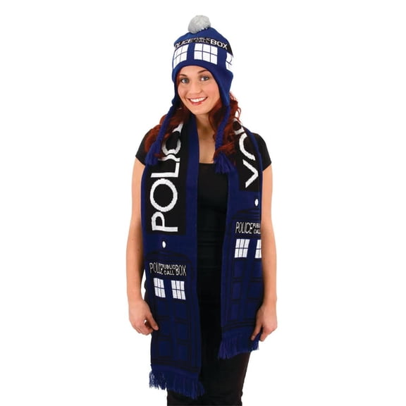 Elope Dr. Who Tardis Laplander Hat Officially Licensed One Size