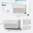 thumbnail image 7 of Energy Star Window Air Conditioner,12000 BTU 520 sq ft. Air Conditioner Window unit with Wifi Inverter Ac, Remote Control, Ultra Quiet & Easy Installation, ECO/24 Timer/Auto Restart, 7 of 7
