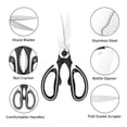 thumbnail image 4 of Tijeras Profesionales De Cocina Acero Inoxidable esquí esquí Gafas de esquí, 4 of 5
