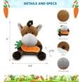 thumbnail image 3 of DolliBu Happy Easter Super Soft Plush Horse with Carrot - Farm Life Stuffed Animals with Carrot Plush Toy, Perfect Easter Gift, Spring Easter Plush Animal Toy for Kids, Adults - 6 Inches, 3 of 6