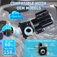 thumbnail image 4 of Bomba para spa LINGXIAO 48WUA1502C-II 2.5 HP 230 V con puerto de 2", 4 of 7
