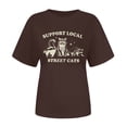 thumbnail image 4 of YDLCAFD T-Shirts Personnalisés devant et derrière Mode Décontractée pour Femmes Col Rond Imprimés T-Shirts Été Manches Courtes T-Shirts Décontractés Amples Haut, 4 of 4