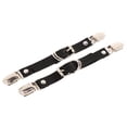 thumbnail image 1 of Par de de Pierna Negro Pu Pierna Corsé Cinturón Clip Metal Durable Usar Sunnimix Pierna de liga, 1 of 7