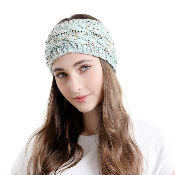 Moonker Fashion Women Knitted Headbands Winter Warm Head Wrap Wide