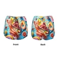 thumbnail image 3 of Daiia Surreal Seafood Extravaganza Pattern Women's 2 in 1 Running Shorts - Lightweight Athletic Workout Gym Yoga Shorts Liner with Phone Pockets-Medium, 3 of 7