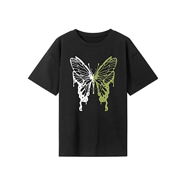 Camiseta para mujer jinwen básica de recuerdo moda para viajes senderismo vacaciones S