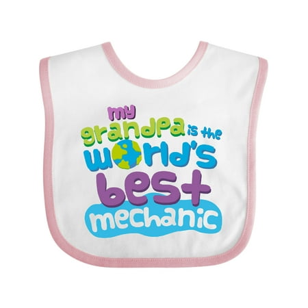 

Inktastic Mechanic Grandpa Gift Baby Boy or Baby Girl Bib