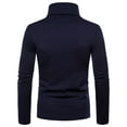 thumbnail image 3 of Chandail à Manches Longues pour Homme, Col Roulé Montant, Extensible, Ajusté, Basique, 3 of 4