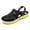 Black, variant on Women Mens Vent Hole Casual Clogs, Waterproof Resistant Sandals for Beach Camping Outdoor Use Size: 9 Orange