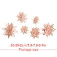 thumbnail image 3 of Yuarrent 1 Juego de adornos navideños, divertido, exquisito, estilo Simple, estéreo, accesorio colgante para interiores, decoración de adorno para el Kits de decoración para fiestas Rosado Yuarrent HA059996-02, 3 of 6