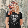 thumbnail image 4 of Viking Shirts for Women - Norse Mythology Odin Valkyrie Valhalla Vikings Raven Thor Nordic Graphic Tees for Women, 4 of 8
