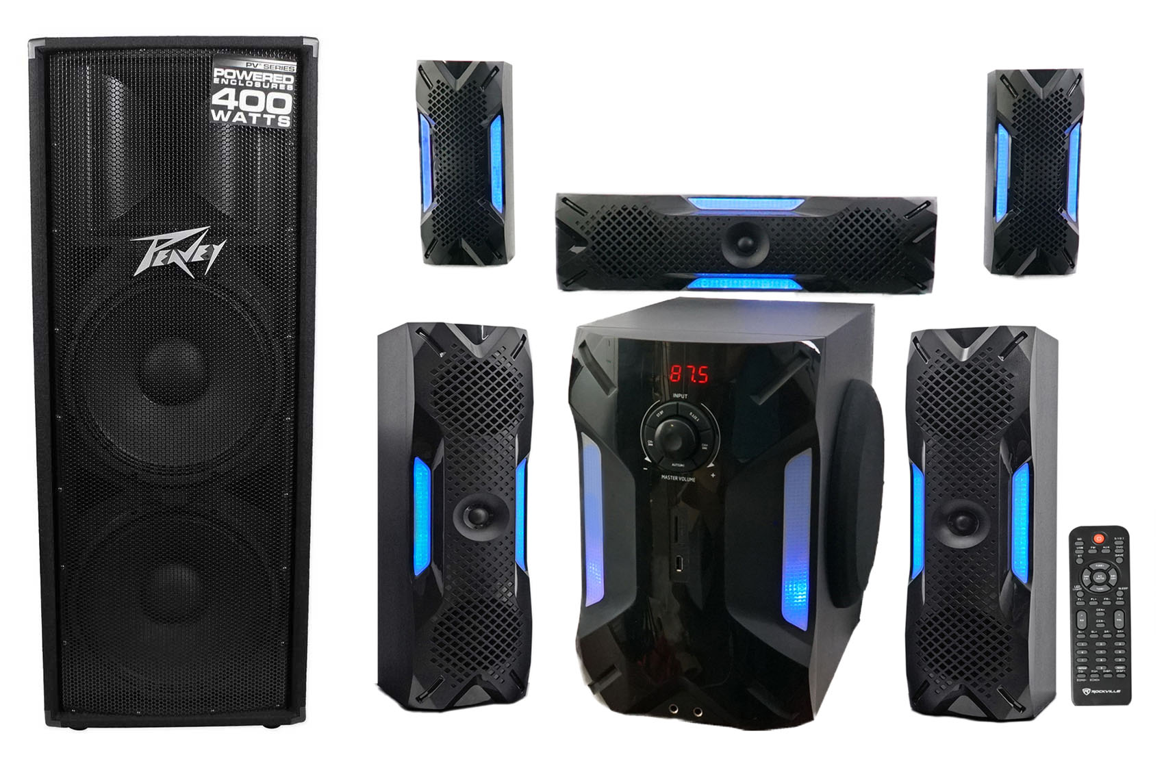 Pa speakers for home theater Clearance