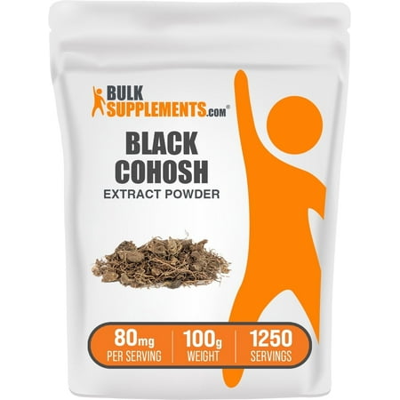 BulkSupplements Black Cohosh Extract Powder - 80mg per Serving - 100 Grams (3.5 oz) - 1250 Servings