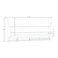 thumbnail image 6 of RiverRidge Kids Wall Mount Floating Bookshelf with Bookrack and 2 Art Display Bars - White, 6 of 7