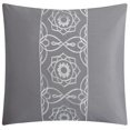 thumbnail image 5 of Nanshing Tessa Microfiber 6-Piece Bedding Comforter Set with BONUS Pillows, King, Grey, 5 of 8