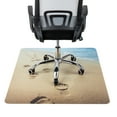 thumbnail image 6 of Mind Reader Office Chair Mat for Hardwood Floors, Polycarbonate, 47.25"L x 35.25"W x 0.125"H, Tan, 6 of 8