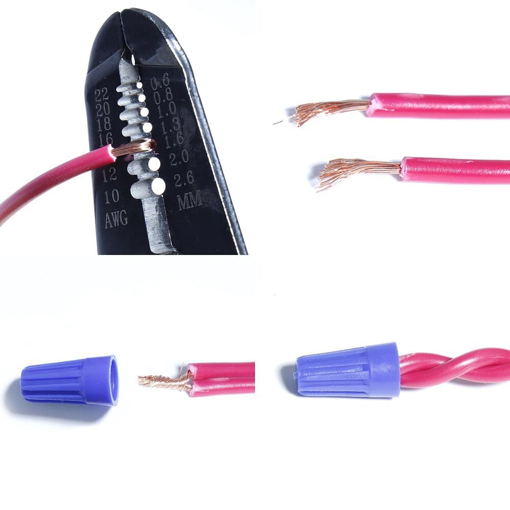 Wire Connector Insulating Insert Twist Electrical Spring Portable Cap