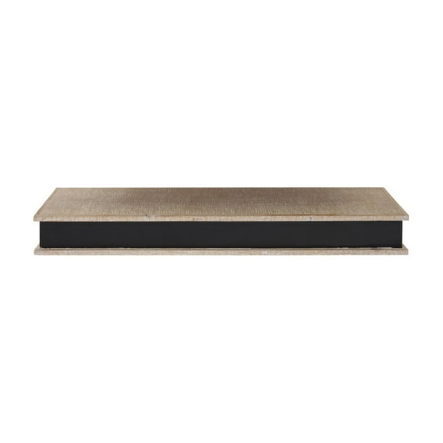 3R Studios Wood Wall Shelf with Chalkboard Front