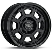RockTrix RT119 17 Inch Wheel Compatible with Toyota Tacoma, 4Runner, FJ Cruiser, 99-06 Tundra, 6x5.5" 6x139.7 Bolt Pattern, 17x9 -12mm Offset, 4.5" Backspace, 106.1mm Bore, Matte Black