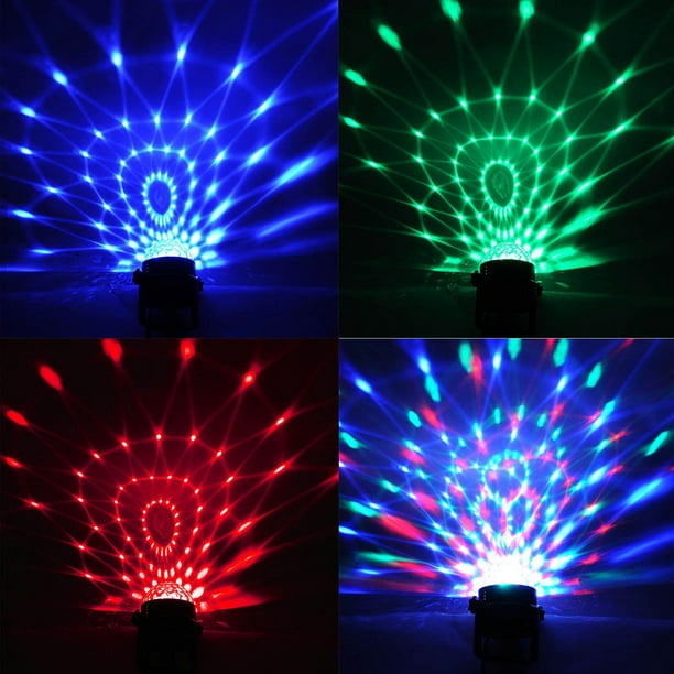 Lampe de scène 2 en 1, Flash LED, lumière Laser Disco DJ, boule de cristal  LED