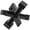 Black, variant on 6 Sided Cleanout Plug Wrench, Plumbing Tools and Plumbing Wrench, Threaded Drum Trap Tools for Both Slotted or Square Countersunk Cleanout Plugs Drum Traps Heavy Duty Iron(Black)