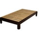 thumbnail image 1 of Base de Cama Individual Diseños OIKO En madera Chocolate, 1 of 2