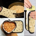 thumbnail image 5 of Yayeee Oven Mitts and Pot Holder Set of 2 Heat Resistant Kitchen Gloves Baking Hot Pad, Cute Bee Pattern, 5 of 5