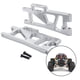thumbnail image 5 of Brazos oscilantes delanteros inferiores para coche RC (2 piezas, bricolaje) para Wltoys 104009 1:10 1:12 12404 12409 plata, 5 of 8
