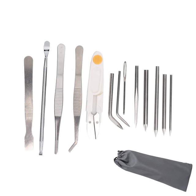 DIY Bracelet Weaving Tool, Paracord Knitting Tool Bracelets DIY Kit 14Pcs/Set Paracord Knitting Tool With 1 X Scissors For Craft Lovers Red 14-piece Set