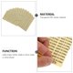 thumbnail image 5 of 4000pcs fondo transparente palabra negra hecha en china etiquetas impermeables, 5 of 6