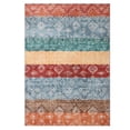 thumbnail image 2 of CAROMIO Washable 5' x 7' Area Rug for Living Room Modern Geometric Indoor Carpet Non Slip, Red, 2 of 7
