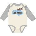 thumbnail image 3 of Inktastic 1st Birthday Airplane I'm One Boys Long Sleeve Baby Bodysuit, 3 of 5