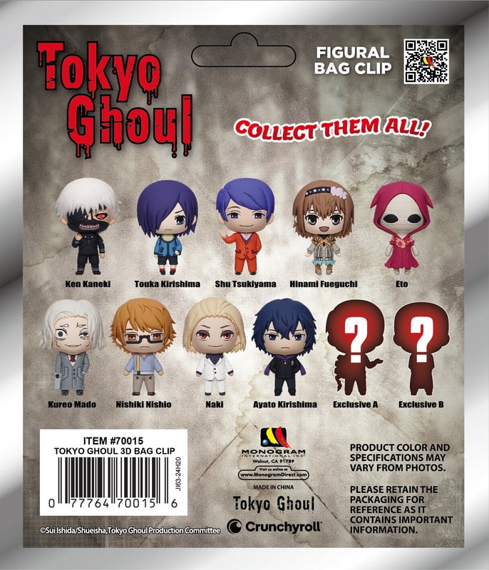Tokyo Ghoul 3D Foam Bagclip - Collectible Series 1 - Walmart.com