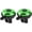 (Green, Green-Left Hand Use-2 Pack), variant on Classic Bike Bell, Aluminum Bicycle Bell, Loud Crisp Clear Sound Bicycle Bike Bell for Adults Kids