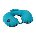 thumbnail image 1 of Almohada inflable para acampar, soporte para cabeza y cuello, ligera, portátil, en forma de U. Azul, 1 of 9