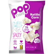 (6 pack) (6 Pack) POPTime Kettle Cooked Popcorn, Sweet & Salty, 7 Oz