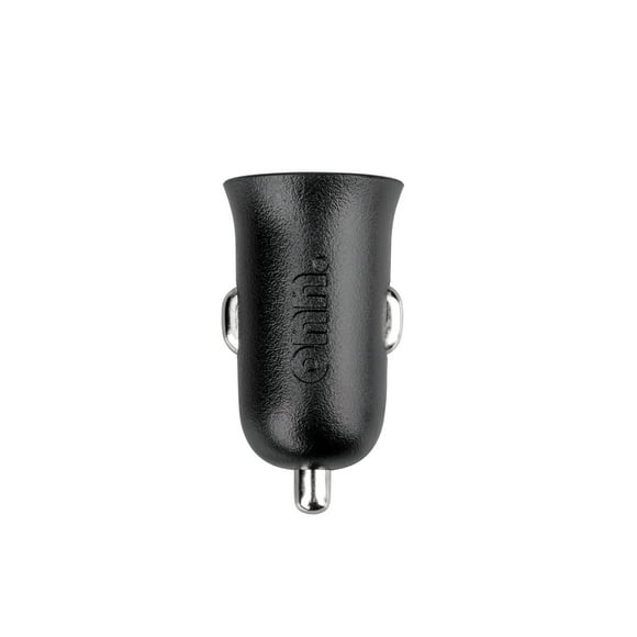 onn. Universal Car Charger Cigarette Lighter USB Charge for Apple and Android Devices, 2.4 Amp, 12W, Black