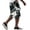 #01Blue, variant on Camo Cargo Shorts for Men Summer Workout Hiking Shorts with Pockets Knee Length Casual Loose Bermuda Athletic Short