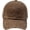 Dark Brown, variant on Byfri Leopard Print Baseball Cap Light Brown Washed Distressed Cotton 55-60cm for Men Women Outdoor