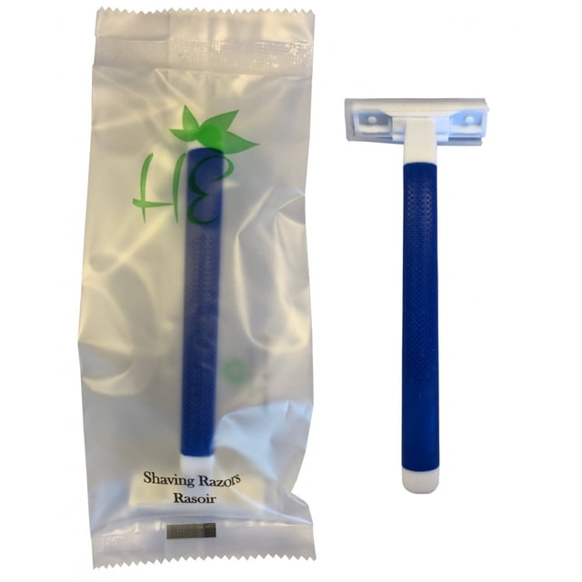 Shaving Razor Twin Blade individually wrapped Disposable 100 / Pack