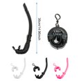 thumbnail image 3 of Sonducket Tubos de esnórquel plegables de silicona Snorkel Diving Accessories Underwater Professional Universal Snorkels Red Deportes acuáticos Blanco, 3 of 6