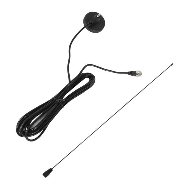 Antena De Radio Para Automóvil, Fácil De Instalar Cable Coaxial RG58C/U De 4 M Banda Dual 144 MHz 430 MHz VHF UHF Antena De Radio Estéreo Para Automóvil Base Magnética
