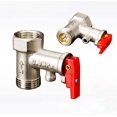 thumbnail image 3 of Water Heater Pressure Relief Valve, Safety Valve, Nickel Plated Brass Safety Valve, Suitable for Electric Water Heater 0.8 MPa Red Tokaneit, 3 of 4