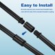 thumbnail image 3 of Varilla de Extensión de Lámpara de Doble Extremo M10x140mm - Kit de 6 Pcs de Varillas de Tubo Recto con Tuercas de Conector, para Candelabros, Accesorios de Luz Colgante, Iluminación de Isla, Negro, 3 of 6